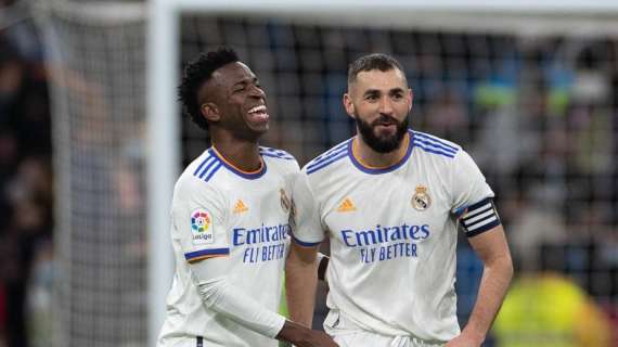 Vinicius y Benzema,Real Madrid