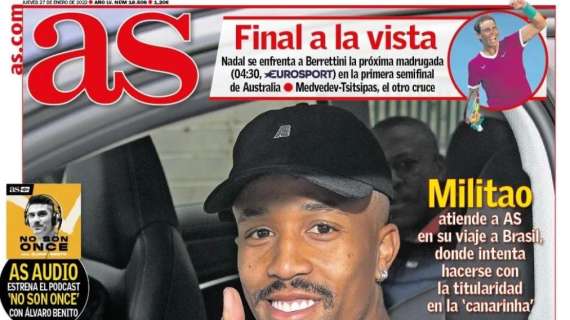 PORTADA | AS, con Militao: "Queremos ganarlo todo"