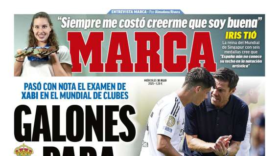 "Galones para Güler", en la portada del diario Marca