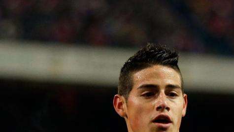 James vuelve a vestirse de corto con el Madrid