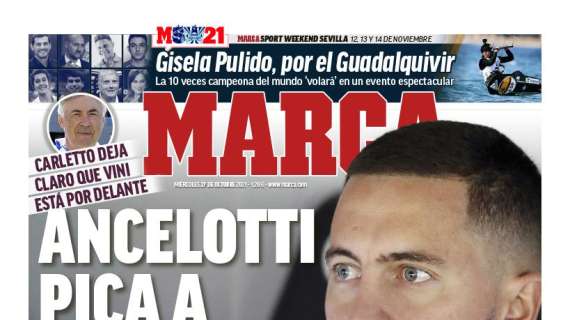 PORTADA | Marca: "Ancelotti pica a Hazard"
