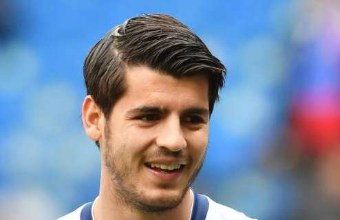 FOTO - Morata piensa en positivo de cara al próximo partido