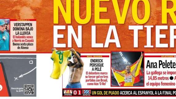 PORTADA | AS: "Endrick persigue a Pelé"