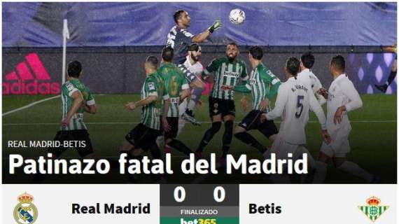 As: "Patinazo fatal del Madrid"