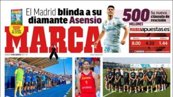 PORTADA - Marca avisa: "El Madrid blinda a su diamante Asensio"
