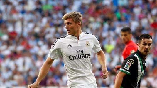 Toni Kroos descansó en la segunda parte