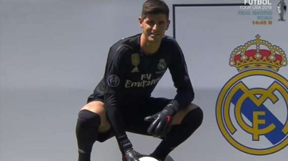 VÍDEO - Courtois, a tope: la gran parada tras un potente disparo de Gareth Bale