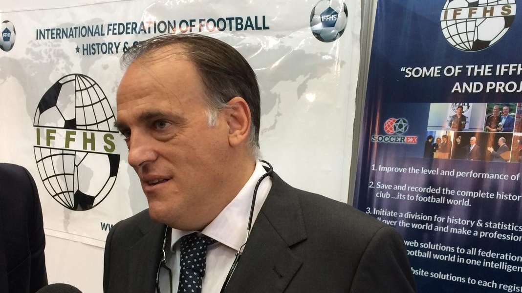 Javier Tebas: "Ningún jugador rechaza al Real Madrid"