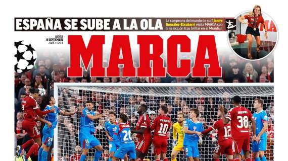 La portada de Marca destaca una muerte "en la orilla"