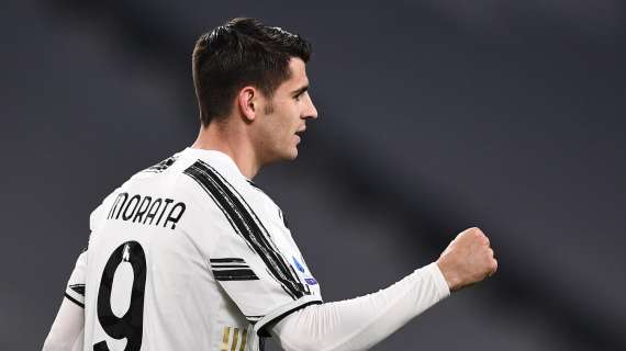 Morata, jugador de la Juventus