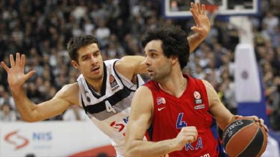 Teodosic, baja para el choque ante el Real Madrid