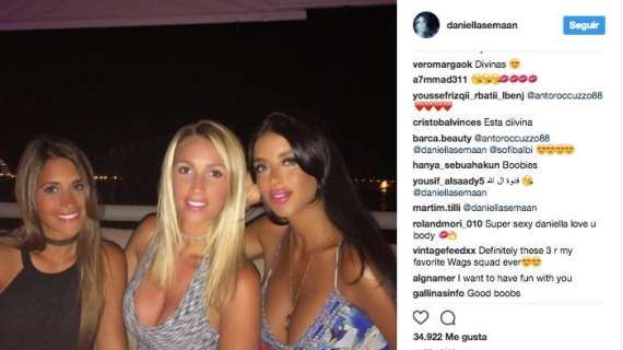 FOTO - Las mujeres de Messi, Fábregas y Suárez desatan pasiones en Ibiza