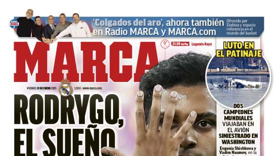 Marca advierte en portada: "Rodrygo, el sueño de Arabia"