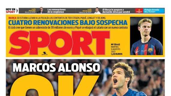 PORTADA | Sport: "Marcos Alonso OK"
