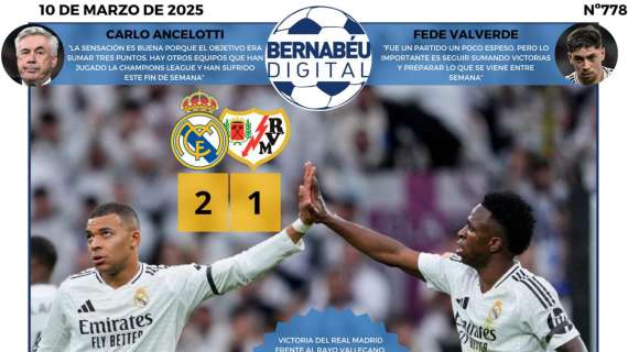 La victoria del Real Madrid en el derbi, protagonista de la portada BD