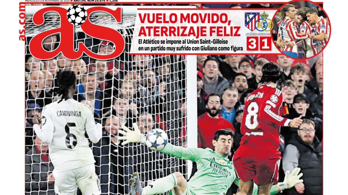 AS saca en primera plana la exhibición de Courtois en Anfield