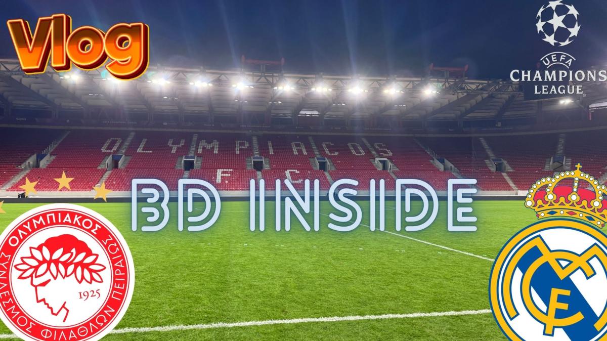 Así se vivió el Olympiacos 3-4 Real Madrid desde dentro | Vlog BD