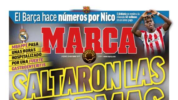 "Saltaron las alarmas" señala Marca en su portada sobre Mbappé