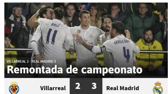 Diario As: "Remontada de campeonato"