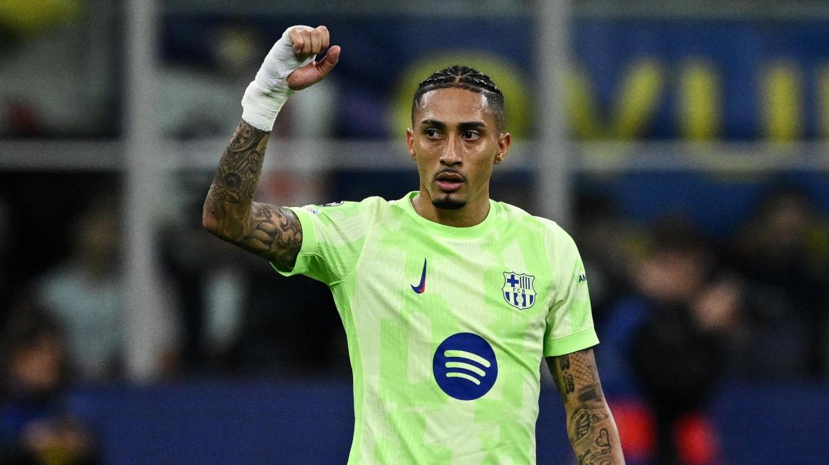 Advierten a Raphinha: sanción casi segura de la UEFA