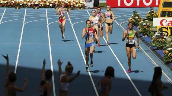 Ucrania entra en la final del 4x400 femenino a costa de Jamaica