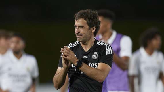 Ra&uacute;l, entrenador del Castilla.