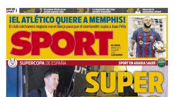 PORTADA | Sport: "Super reto: semifinal con tensión en los banquillos"