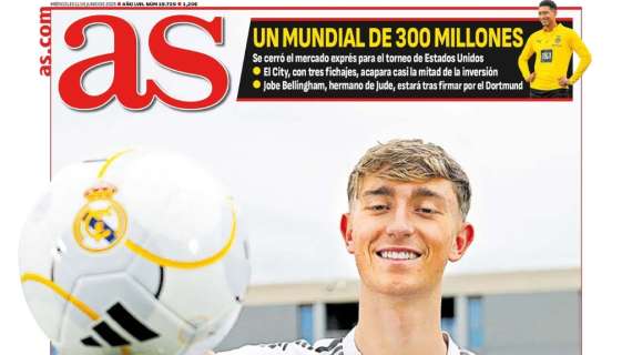 AS lleva en portada el mensaje de Huijsen al madridismo: "Van a ser años bonitos"