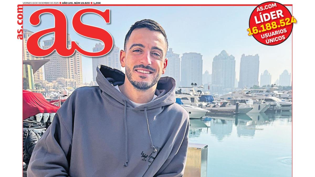 Una entrevista a Joselu Mato, en primera plana de AS