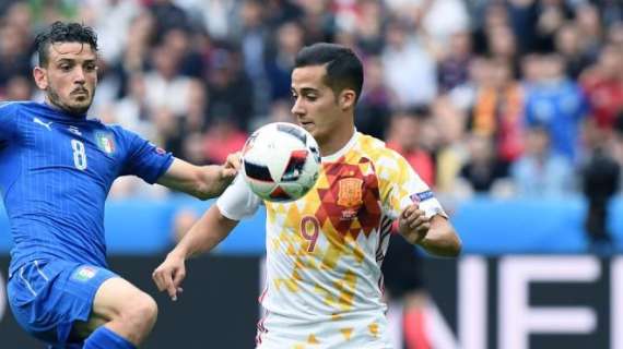 FOTO - Lucas Vázquez, rebosante de alegría: "Contento por mi debut en un Mundial"