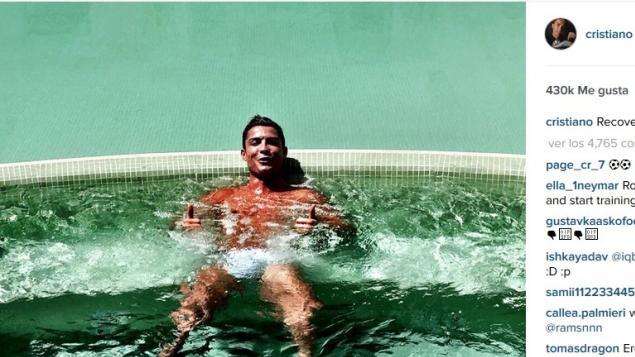 Cristiano encuentra tiempo para descansar durante la pretemporada