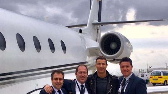 Cristiano Ronaldo presume de su personal aéreo en las redes sociales
