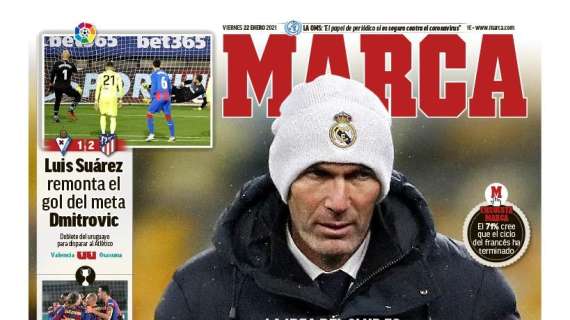 PORTADA - Marca sale con Zidane: "Sigue [de momento]"