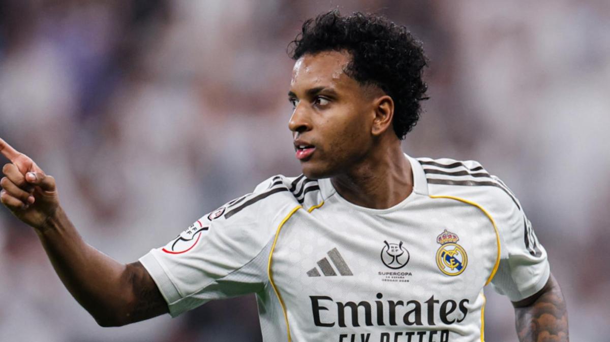 Rodrygo, en la rampa de salida del Real Madrid