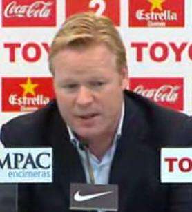 Koeman: "No veo tan fuerte al Madrid como para ganar al Barcelona"