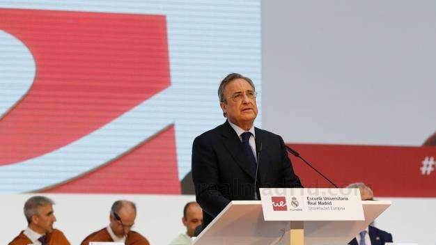 Florentino: "El Real Madrid es un mito de historias extraordinarias, pero también de sacrificio, entrega y valentía"