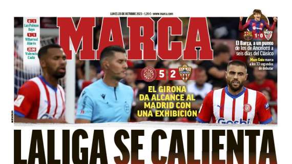 PORTADA | Marca: "LaLiga se calienta"