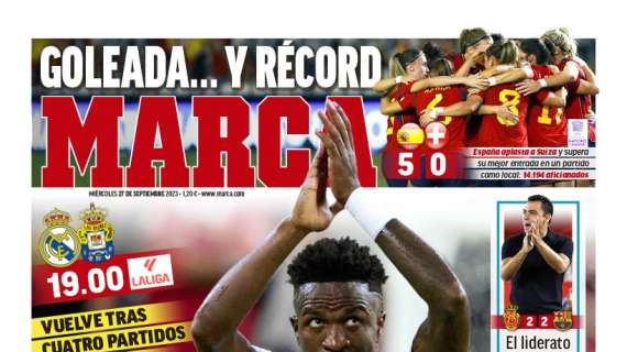 PORTADA | Marca: "Vinicius al rescate"