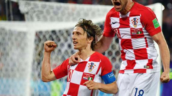 Luka Modric con Croacia