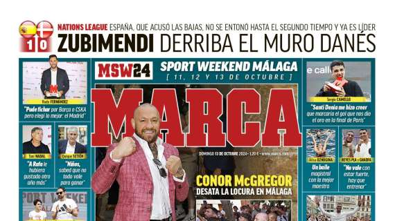 PORTADA | Marca: "Zubimendi derriba el muro danés"