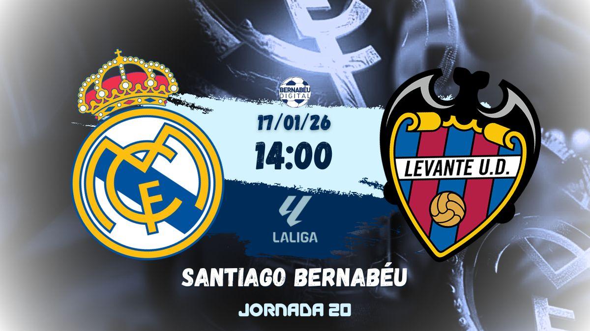 Real Madrid - Levante | Sigue aquí la mejor previa 