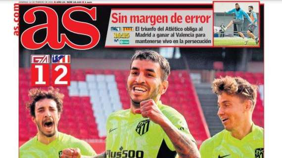 PORTADA - As: "Sin margen de error"