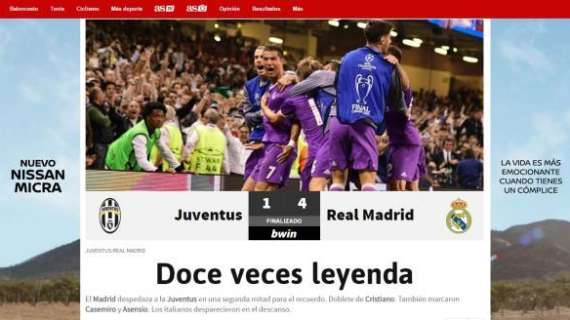 AS: "Doce veces leyenda"