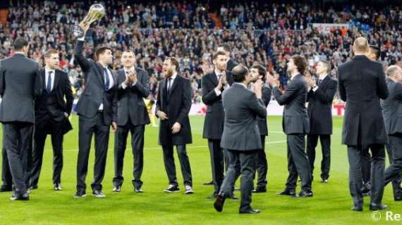 La plantilla del Madrid de baloncesto ofrece el título de Copa del Rey