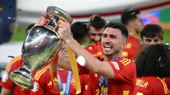 Aymeric Laporte con Espa&ntilde;a