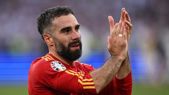 Dani Carvajal en la Eurocopa