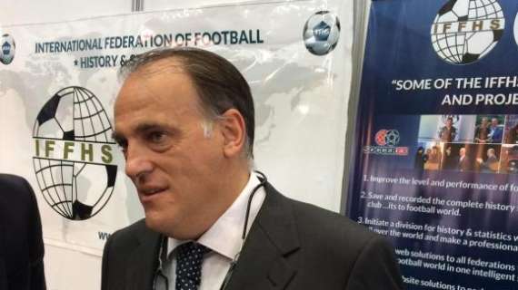 Tebas le quita hierro al asunto: "La marcha de Cristiano me preocupa 4 sobre 10. La Liga está por encima de los jugadores"