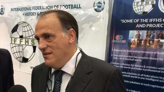 Tebas se sincera ante los medios: "Me ha sorprendido la destitución de Lopetegui"