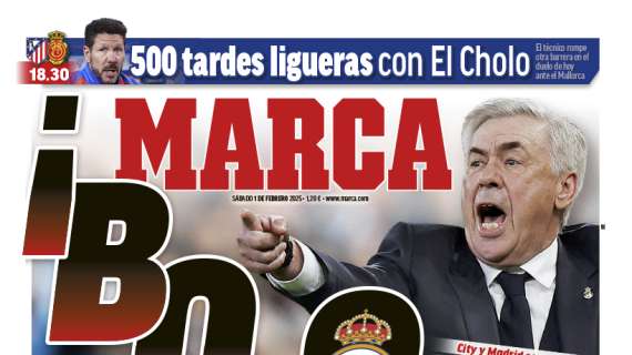 Marca destaca en portada el enfrentamiento entre el Manchester City y el Real Madrid