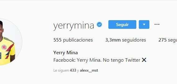 Huele a salida: Yerry Mina quita de su perfil de Instagram que es del Barça